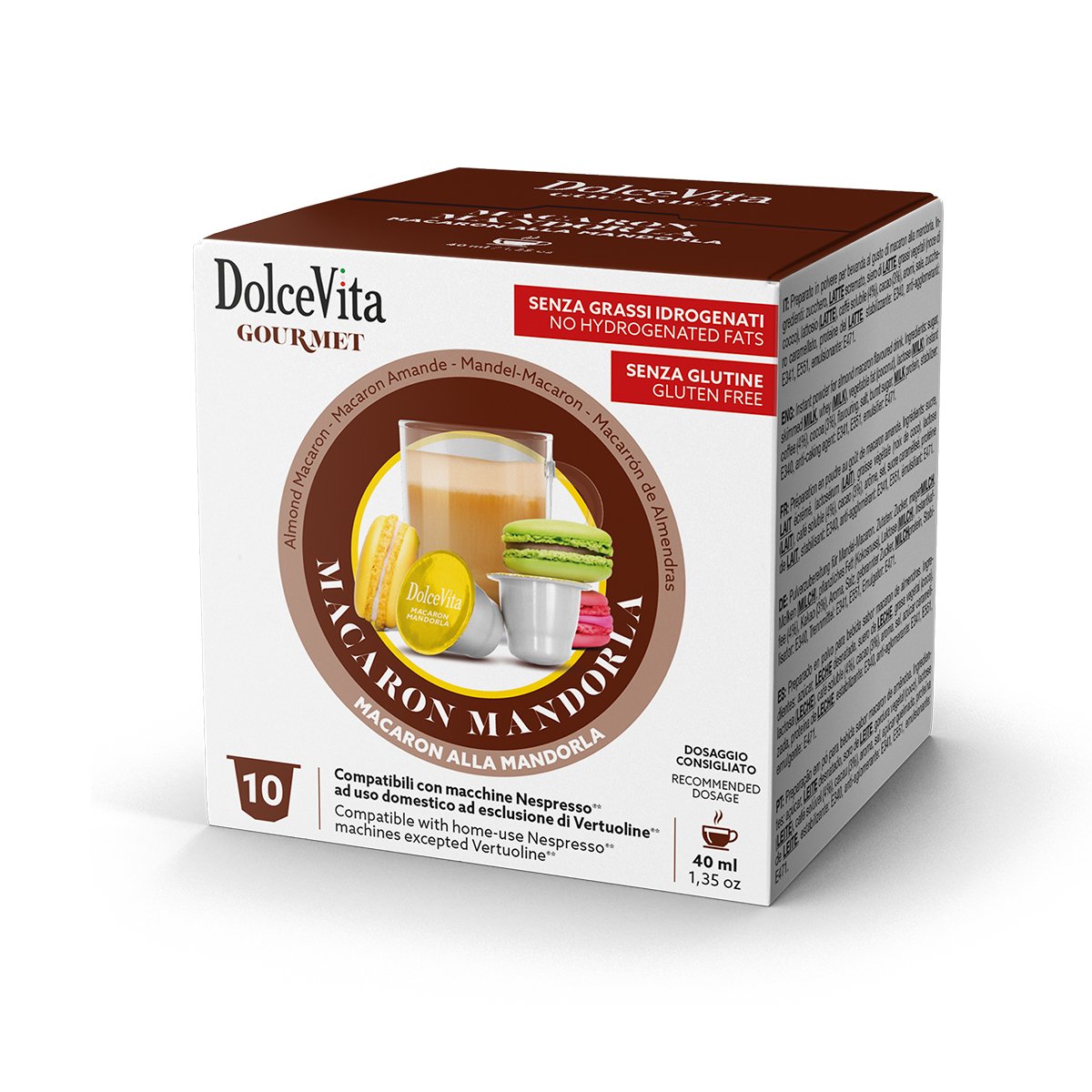 DolceVita kapsel Mandli makroon Nespresso® 10 kapslit