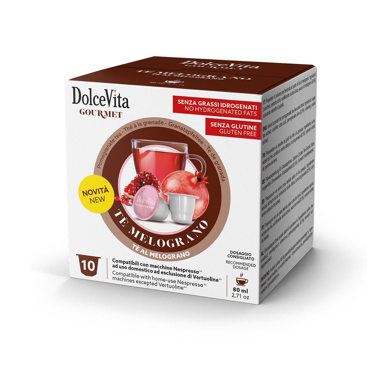 Granaatõunatee Nespresso® teekapslid DolceVita